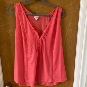 Pink/coral tank top